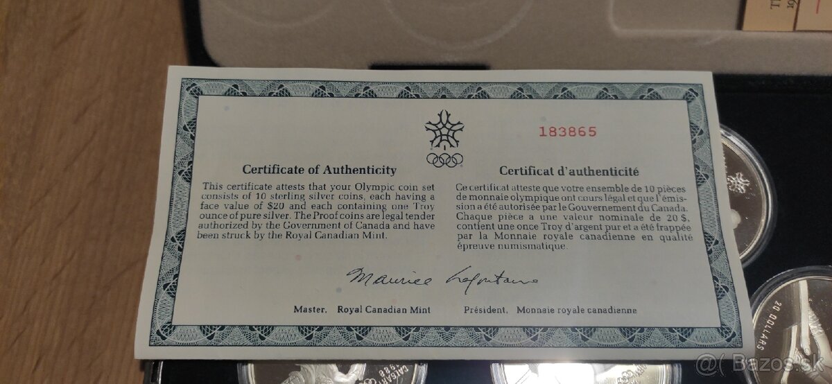 Predám 10oz strieborné mince Canada - 6