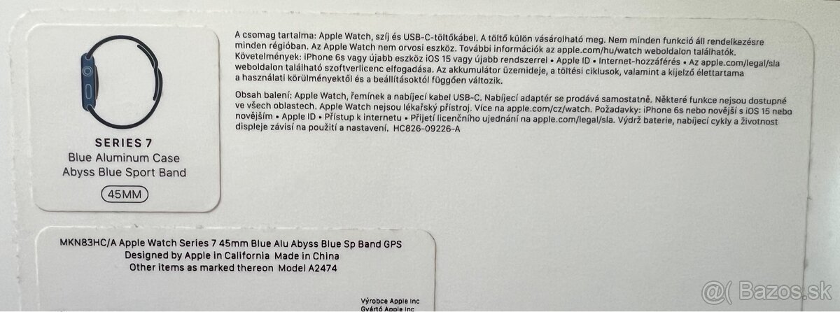 Apple Watch 7 45mm Blue - 6