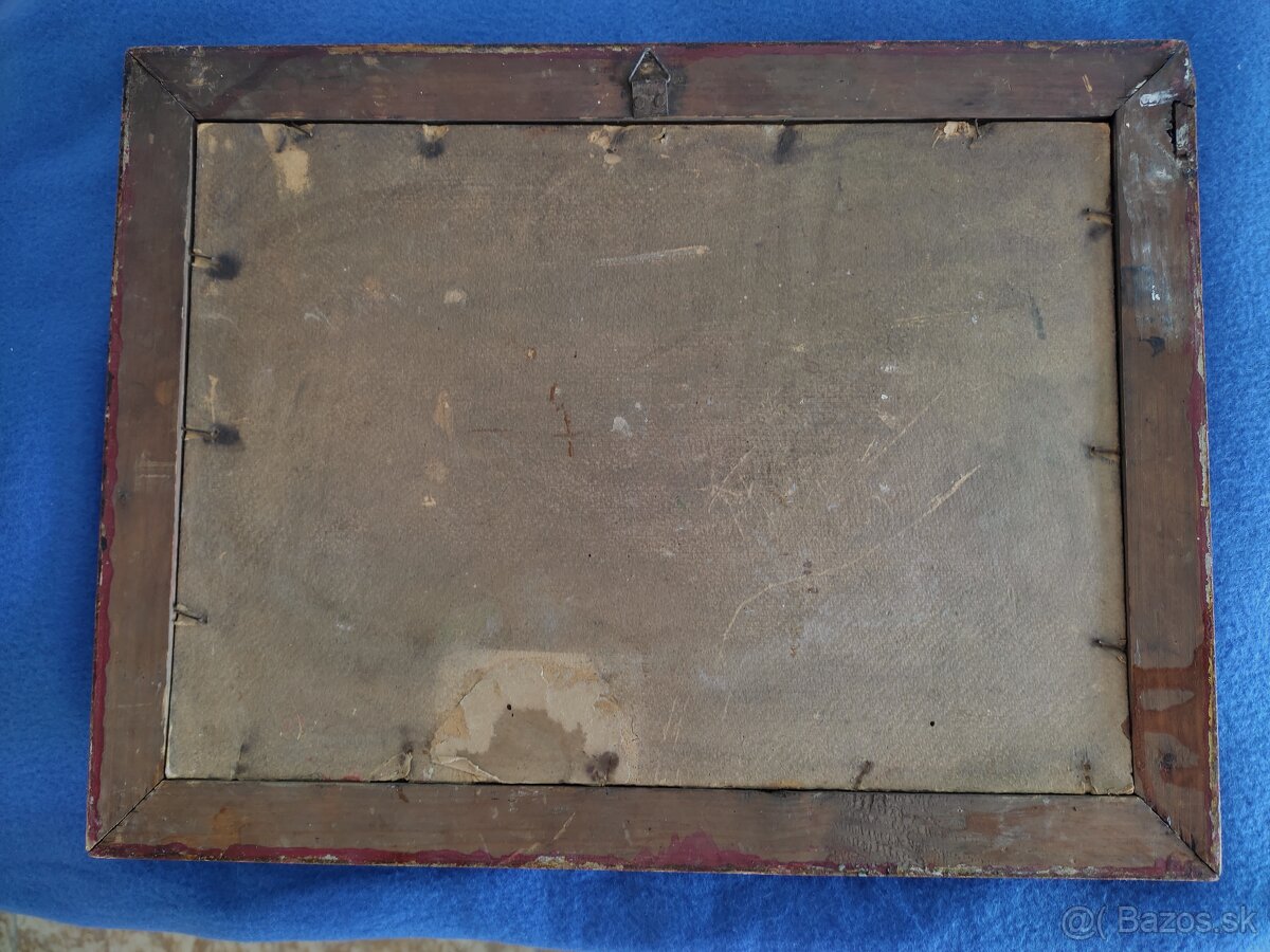 Predám starožitný obraz vojenský 1. svetová vojna - 6