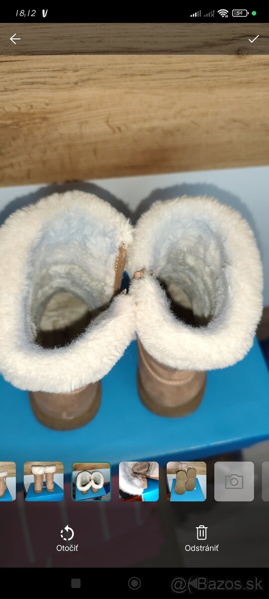 dievčenské zateplené čižmy - 6