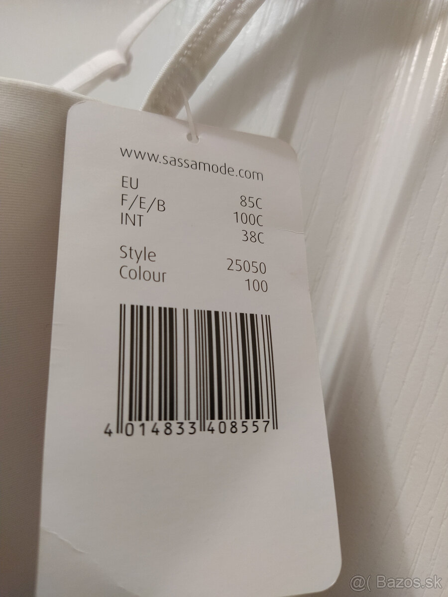 NOVÁ biela podprsenka 85C SASSA MODE (osobný odber) - 6