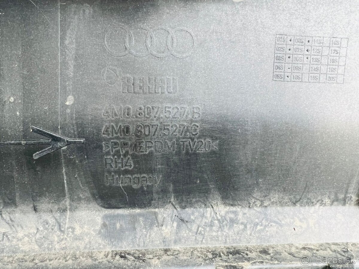 Audi Q7 4M zadní nárazník 4M0807527B - 6