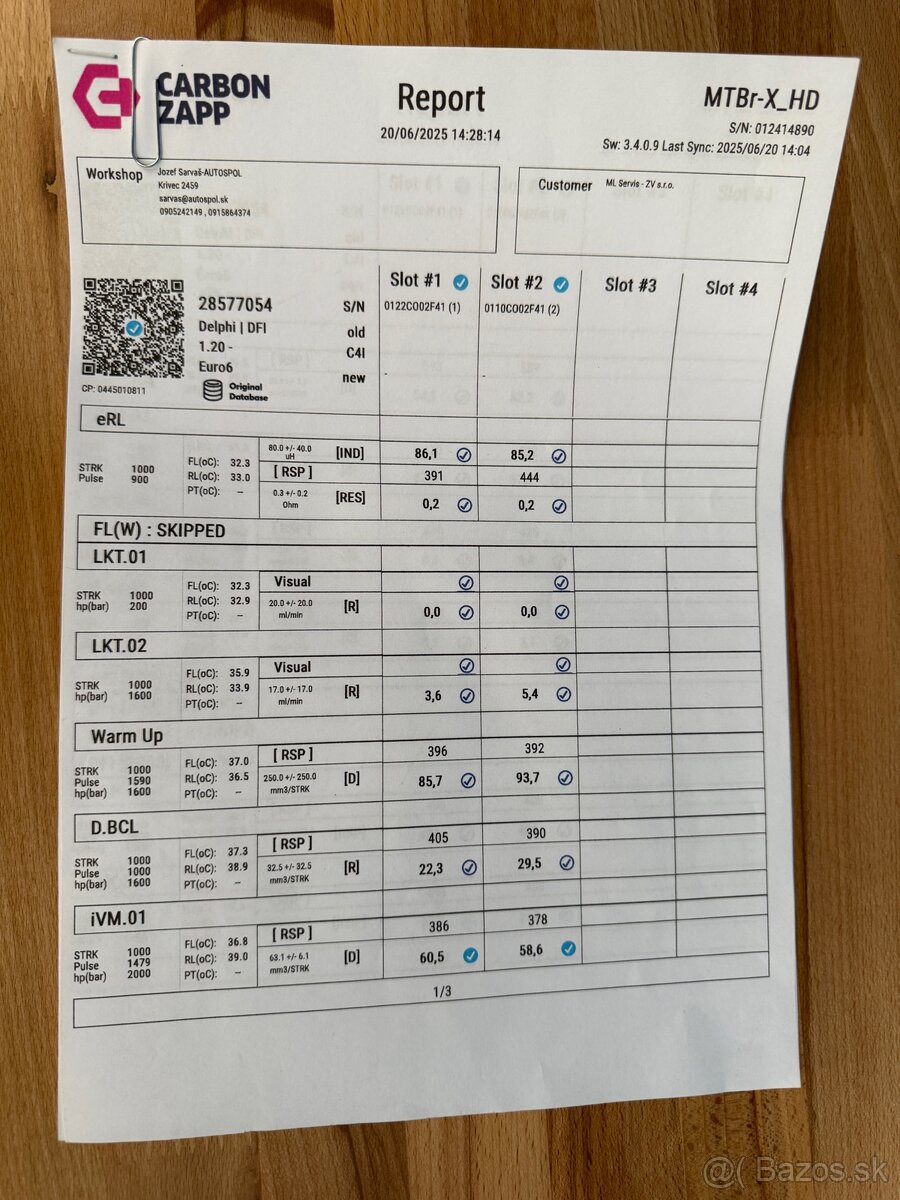 Predám trysky 1.6TDi - 6