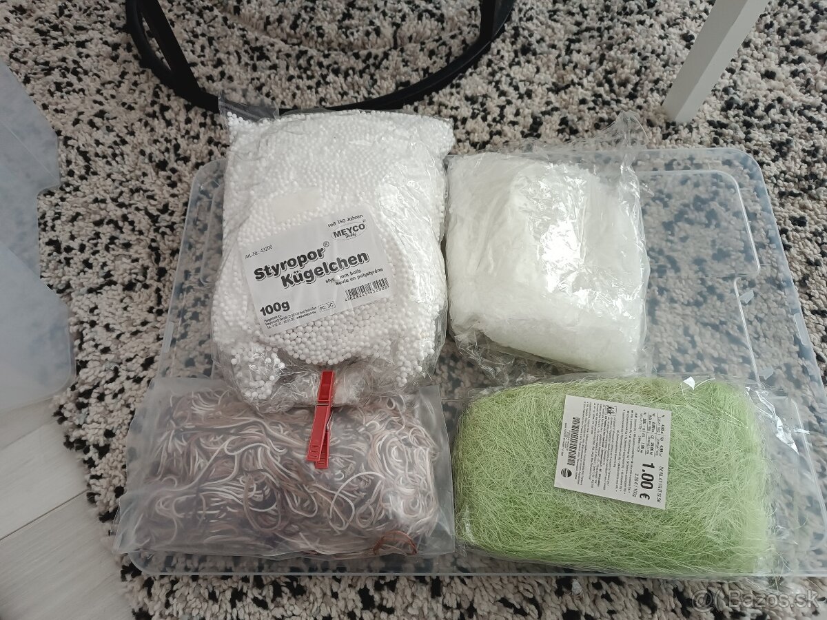 Kreatívny mix, filc, háčiky, výplne do hračiek - 6