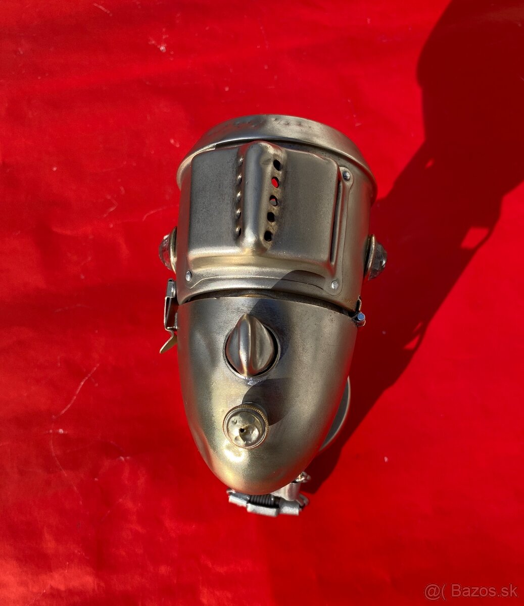Karbidová lampa 2 na historický bicykel. - 6