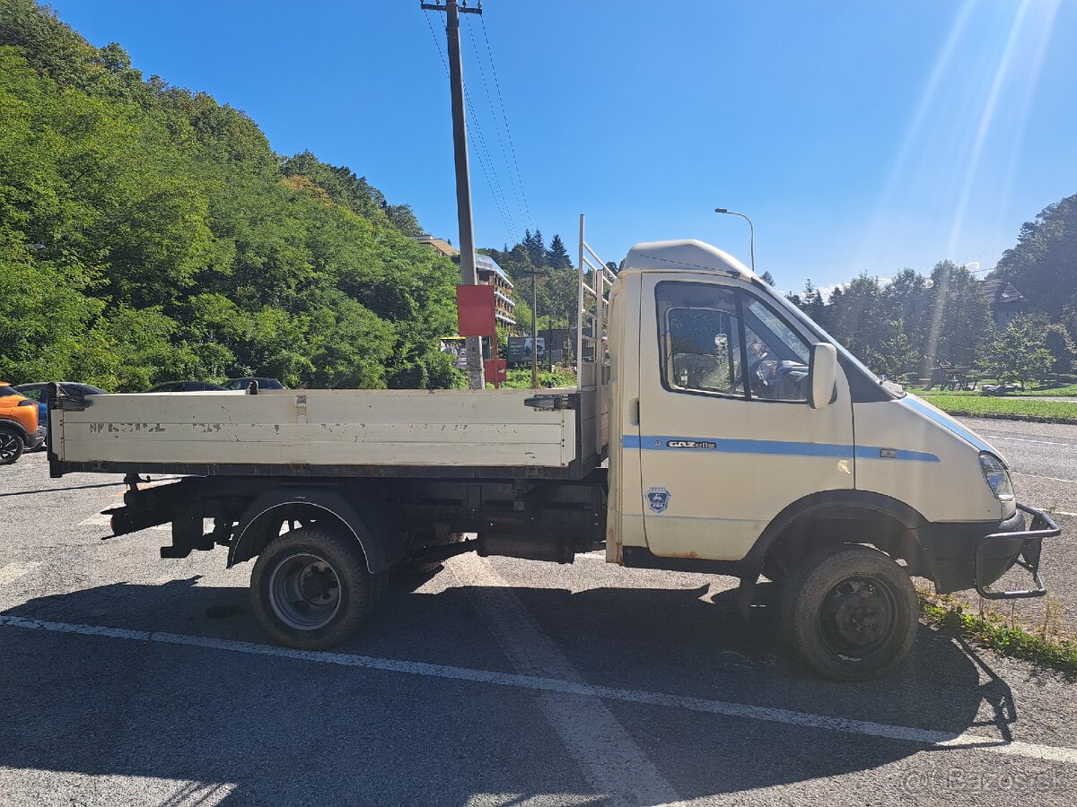 Gaz gazelle 2.4 td 4x4 sklápač - 6