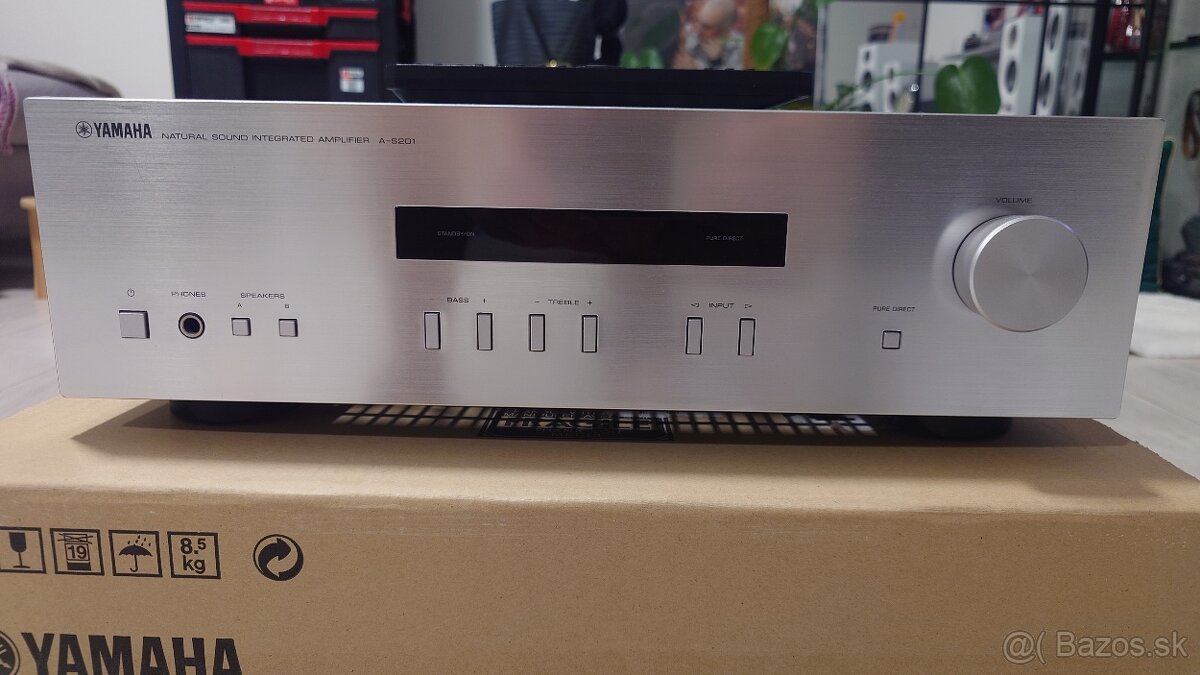 Zosilňovač Yamaha A-S201(Strieborný) - 6