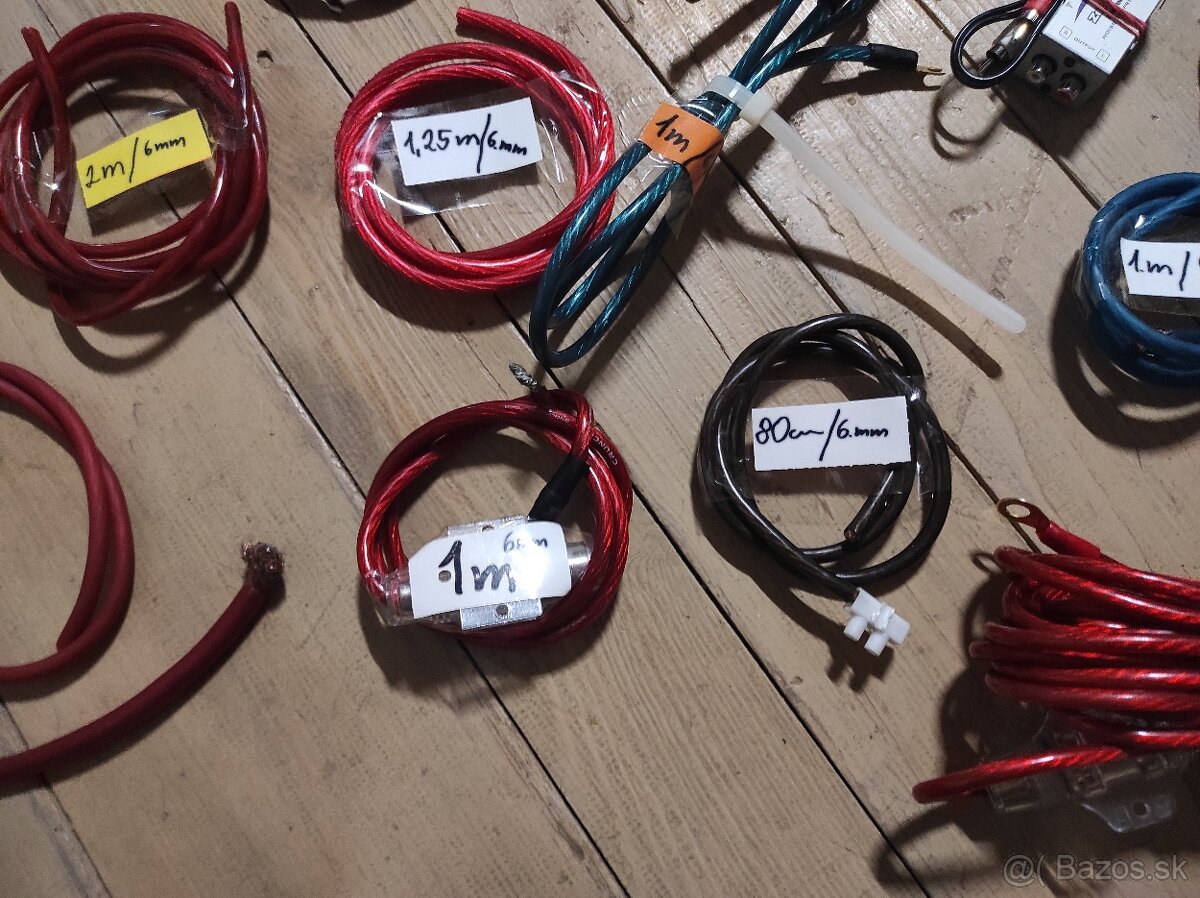 Predám audio káble - - 6