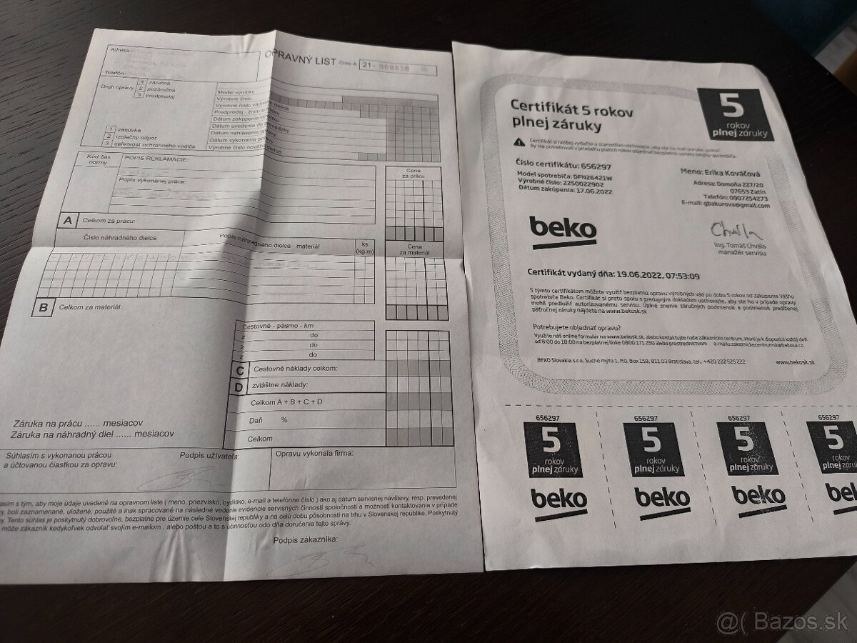 Beko umyvacka ryadu - 6