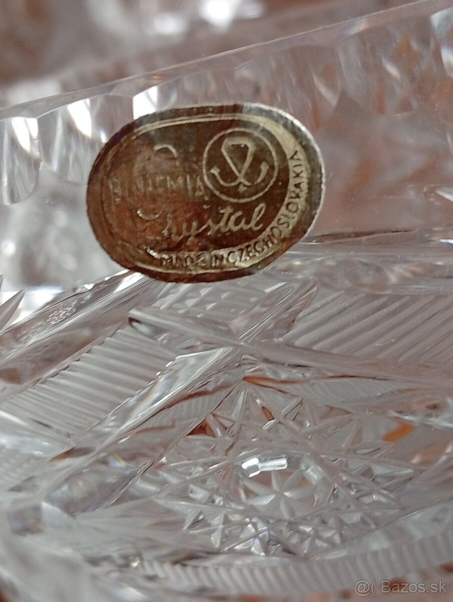 Bohemia kryštál súprava, poháre - 6