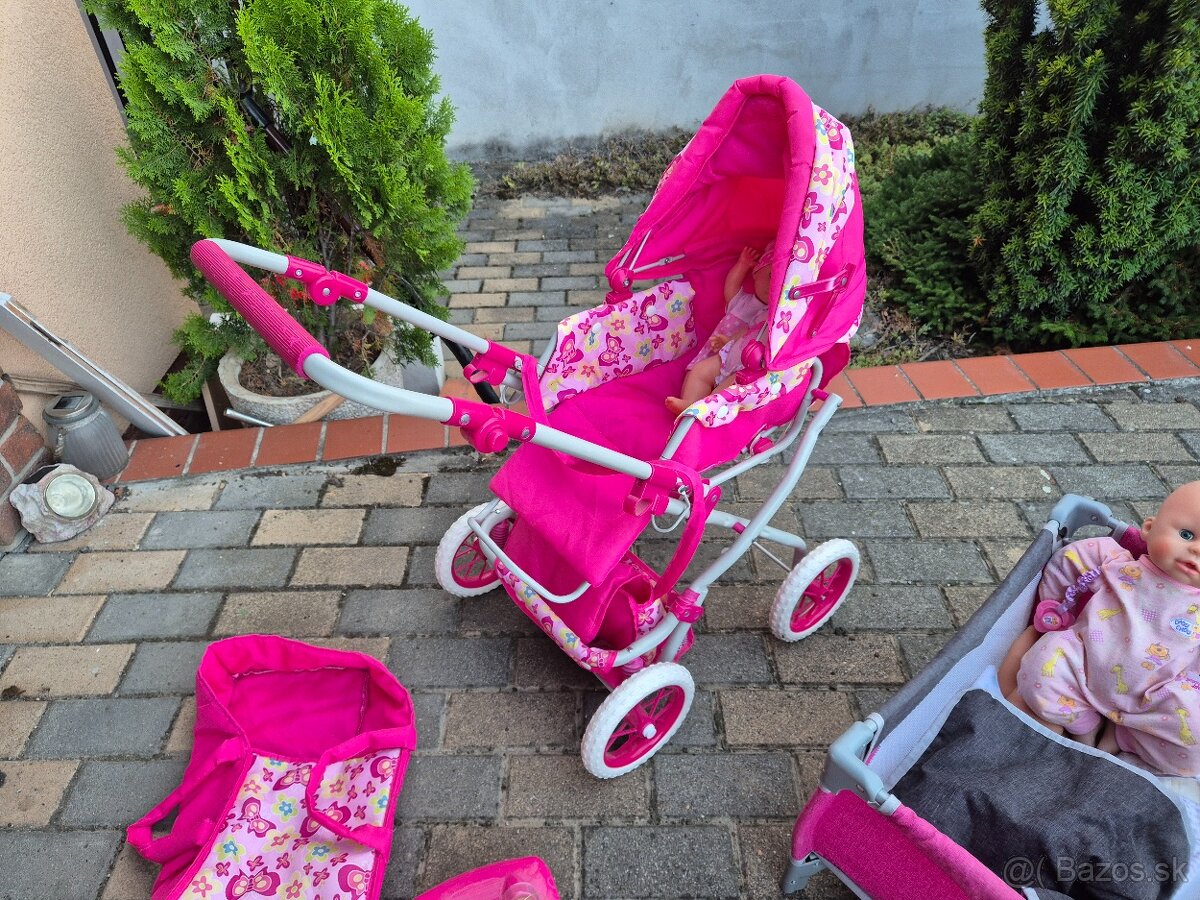 Set pre deti, kocik, babiky, postielka, skuter, taska - 6