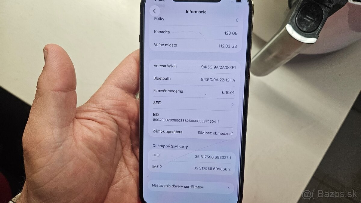 Apple iPhone 12 Pro Max 128GB - jemná puklina, nová bat. - 6