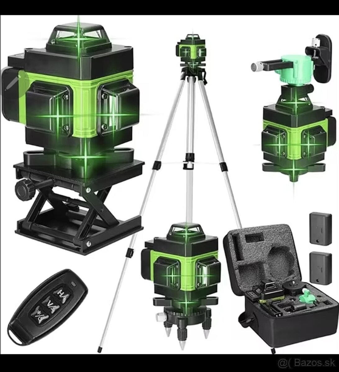 Nivelačný profi laser tzv 4D tj 16/líniový so zeleným lúčom - 6