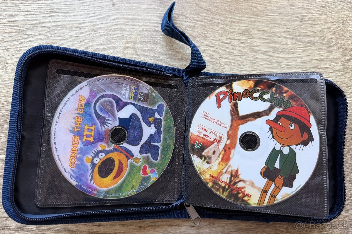 DEJA zipsový modrý obal na 24 CD/DVD+zadarmo za 7€ - 6