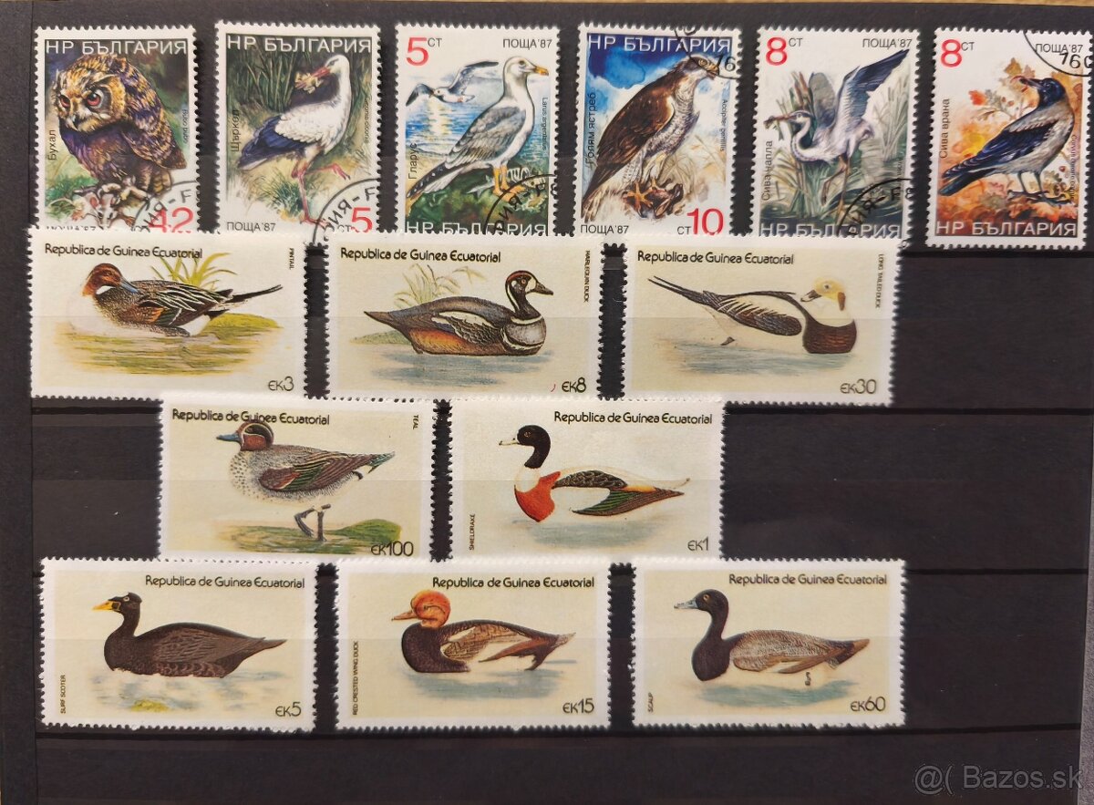 Známky fauna - 6