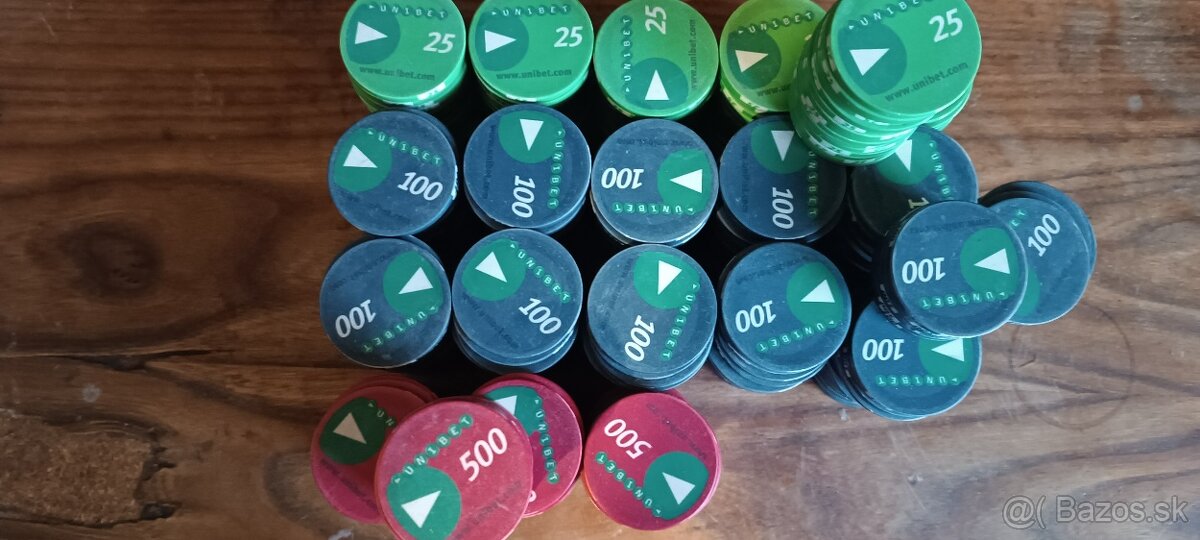 Predám keramické žetòny na poker alebo iné casino hry - 6