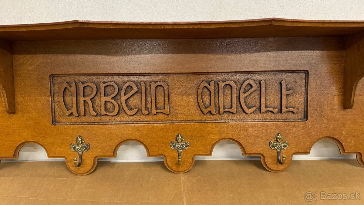 Starožitný rustikální věšák - 6