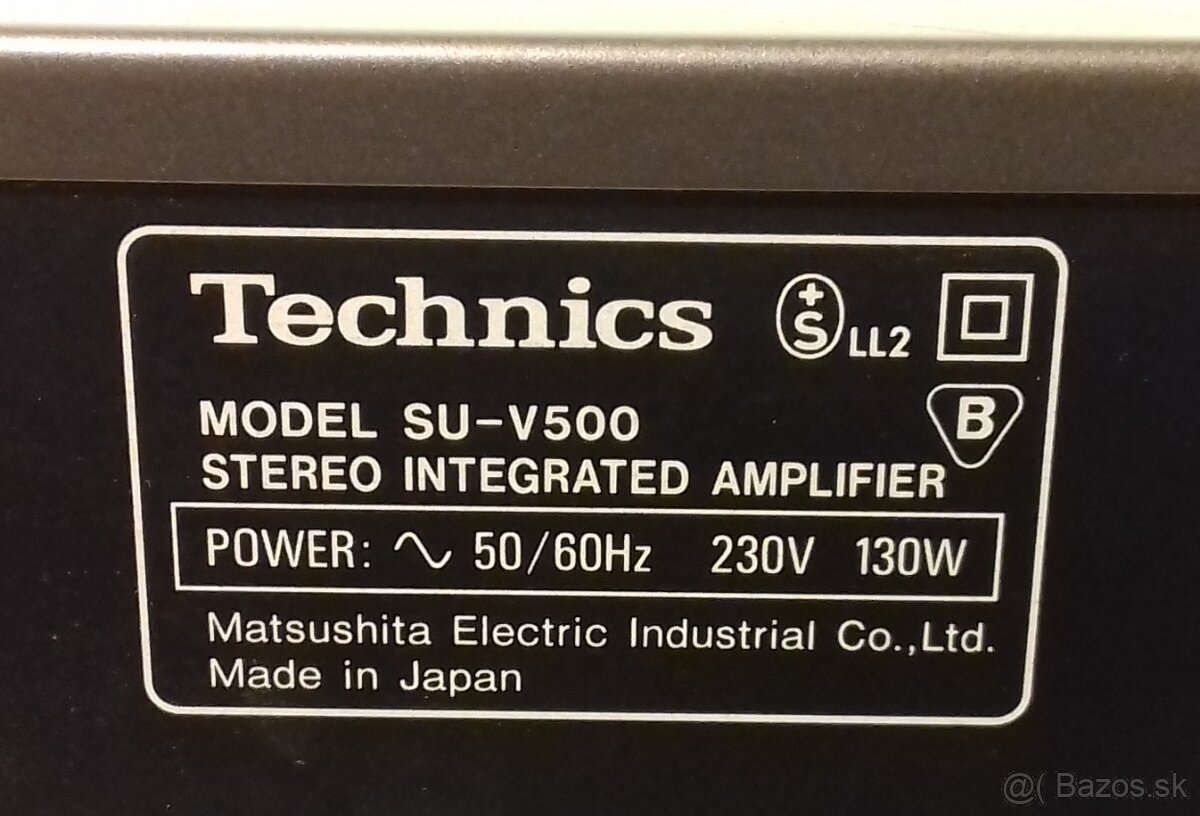ClassA =130W zosilnovac TECHNICS SU-V500 vyroba Japan, AZ27 - 6