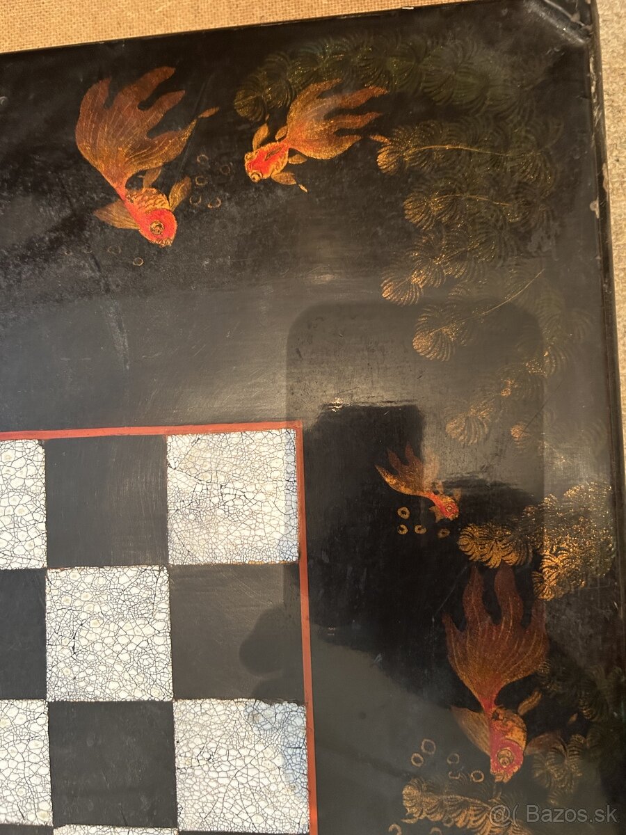 Starozitna sachovnica 64x58 cm - 6