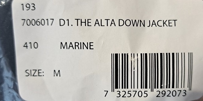 Zimná perova bunda GANT D1.THE ALTA DOWN JACKET veľkosť M - 6