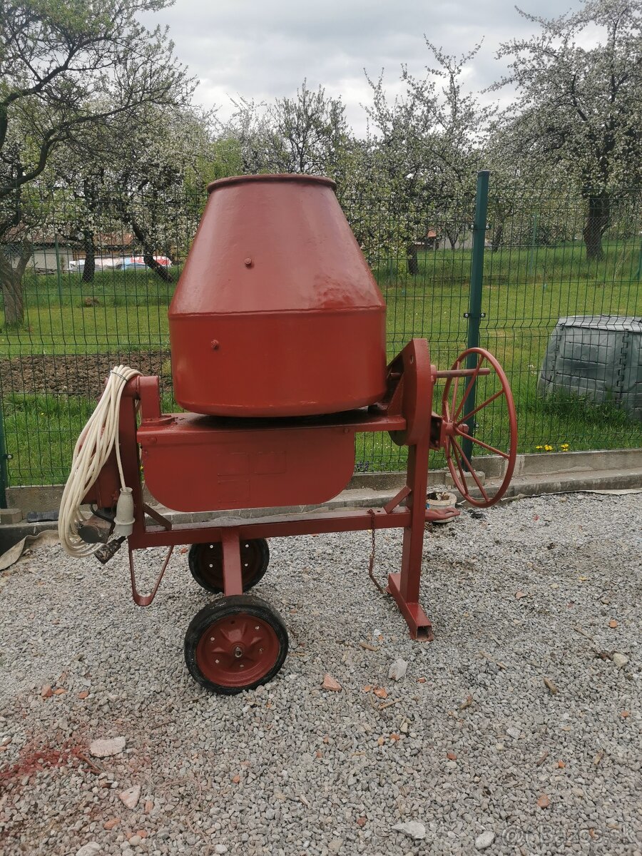 Predám stavebnú miešačku - 6