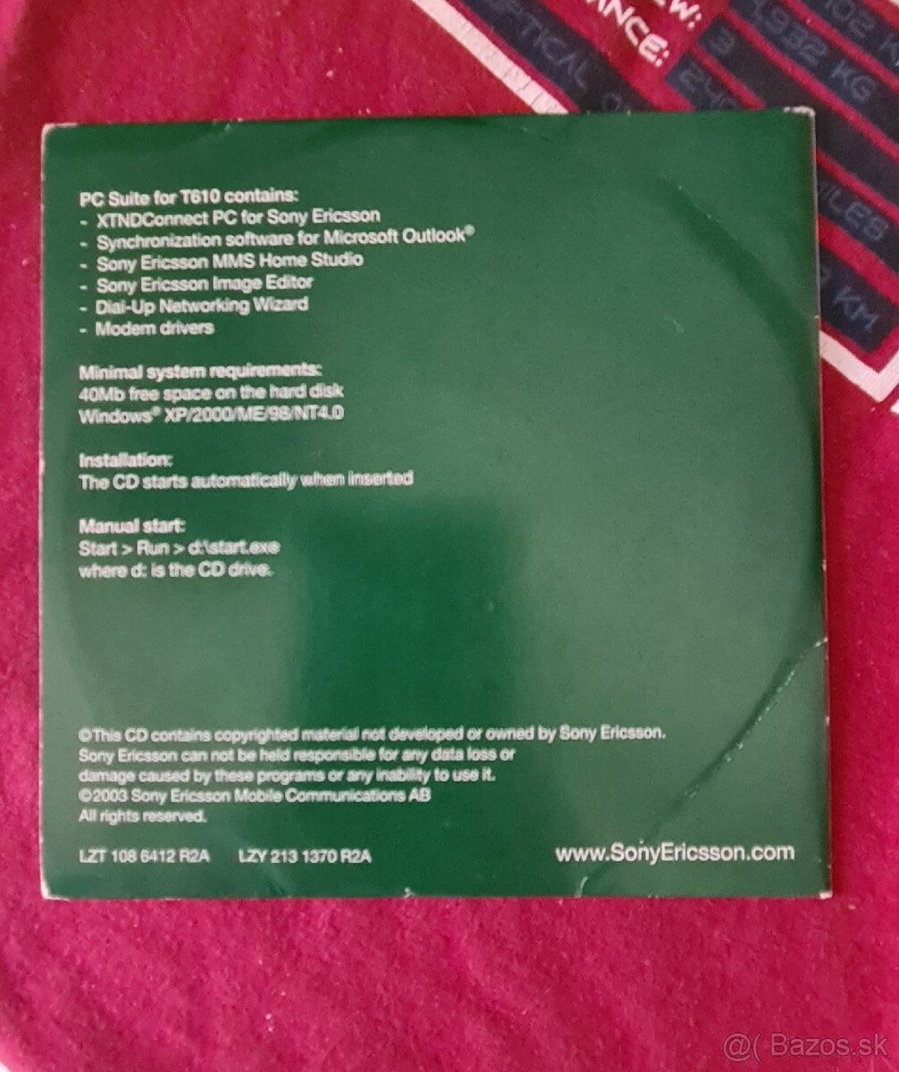 Sony Ericsson. Siemens cd - 6