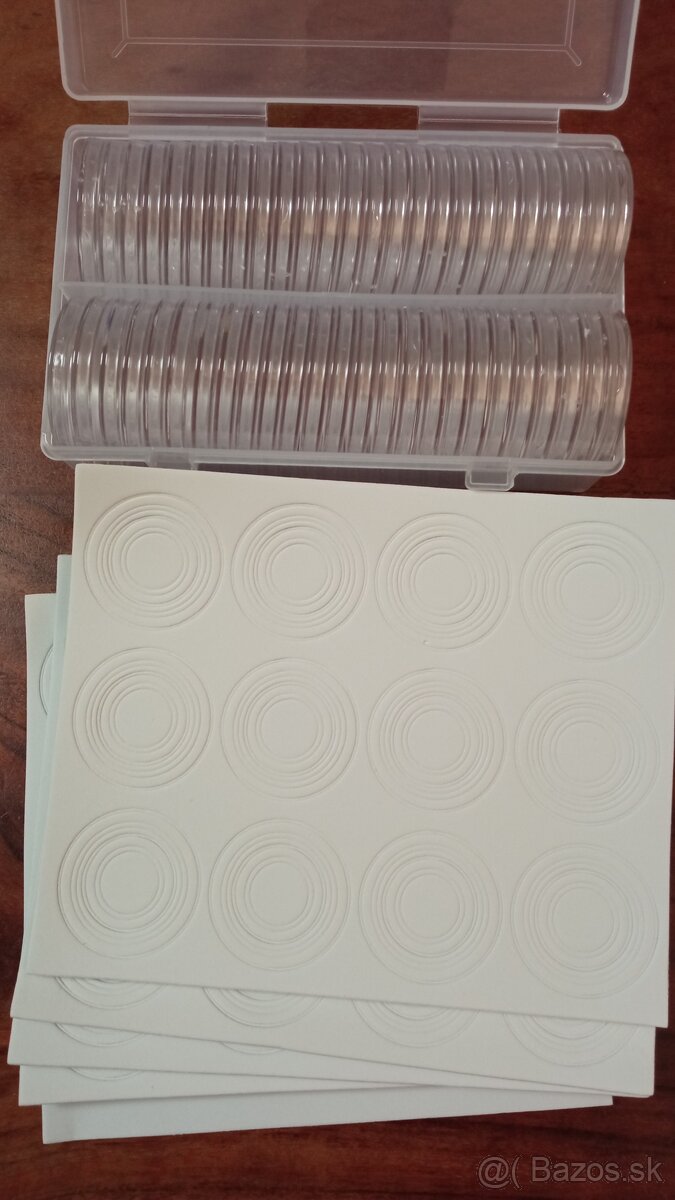 Organizer na mince + 50ks kapsul - 6