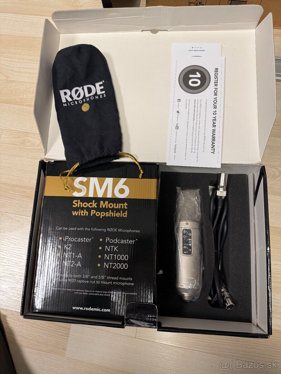 RODE NT2-A set mikrofón + SM6 - 6