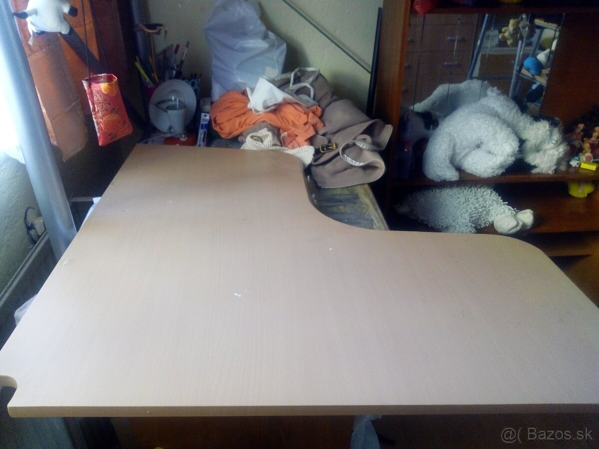 Predám veľkú kovovú poschodovú posteľ - 6