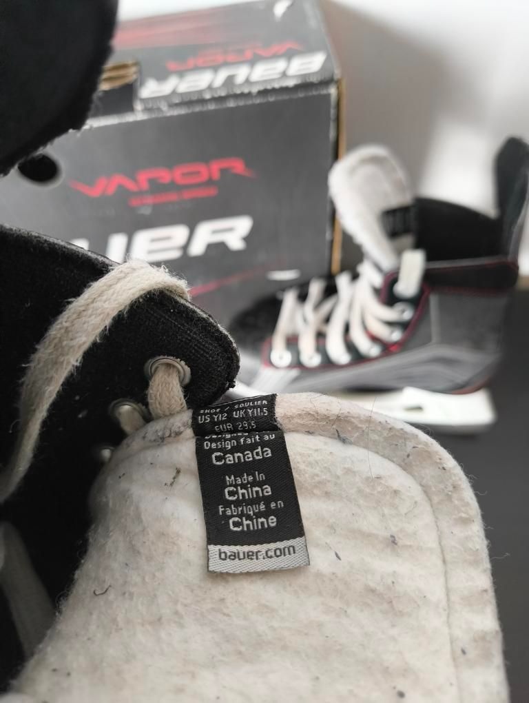 Detské hokejové korčule Bauer veľkosť 29,5 - 6