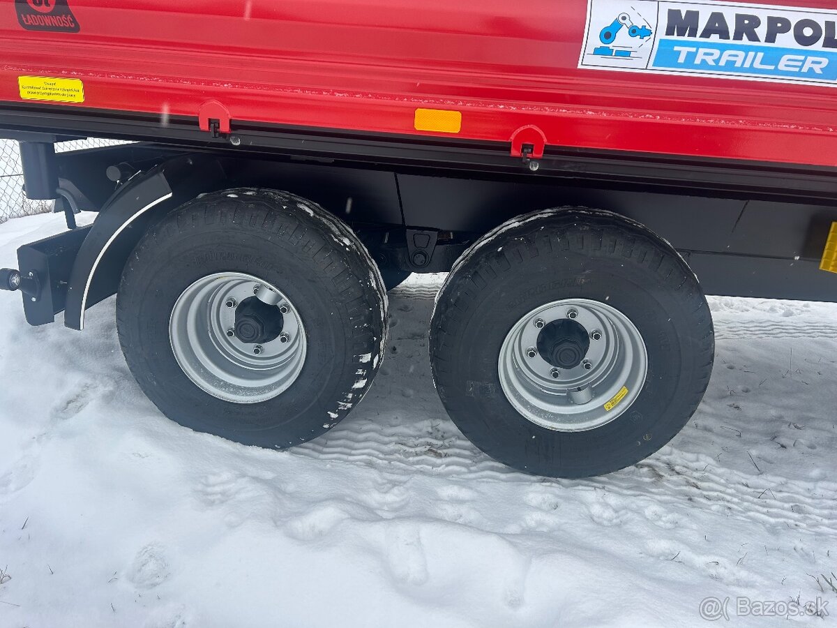 Vlečka príves za traktor 8t - 6