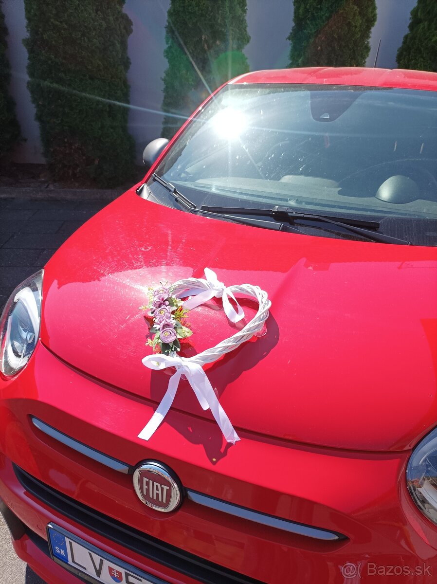 svadobná výzdoba na auto - 6