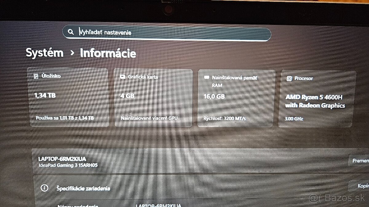 Lenovo Gaming Ideapad 3 - 6