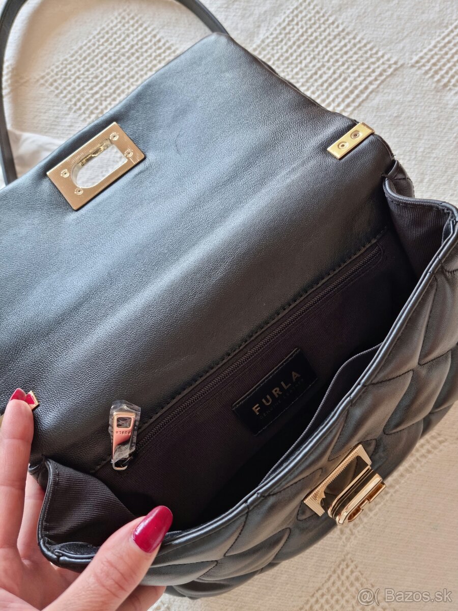 Kožená kabelka Furla - 6
