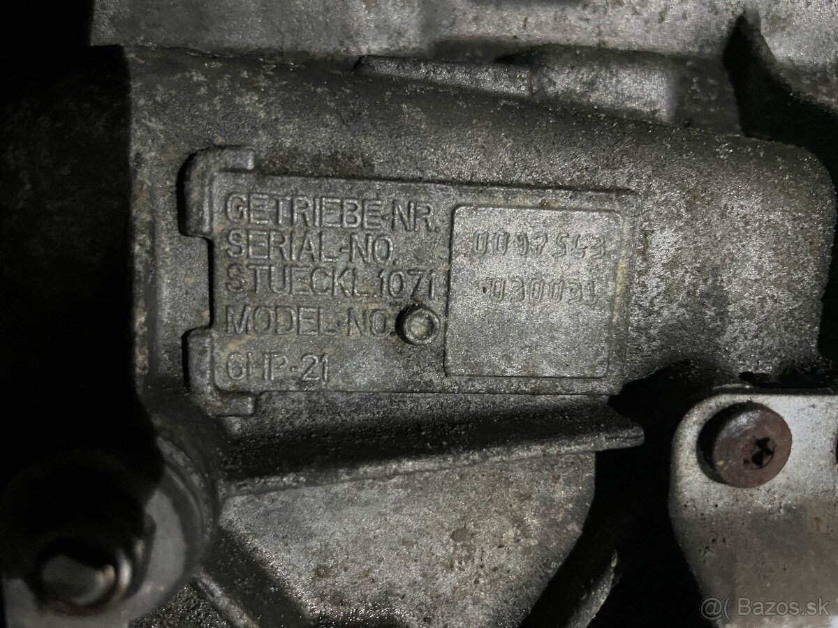 Automatická prevodovka 6HP21 - 6