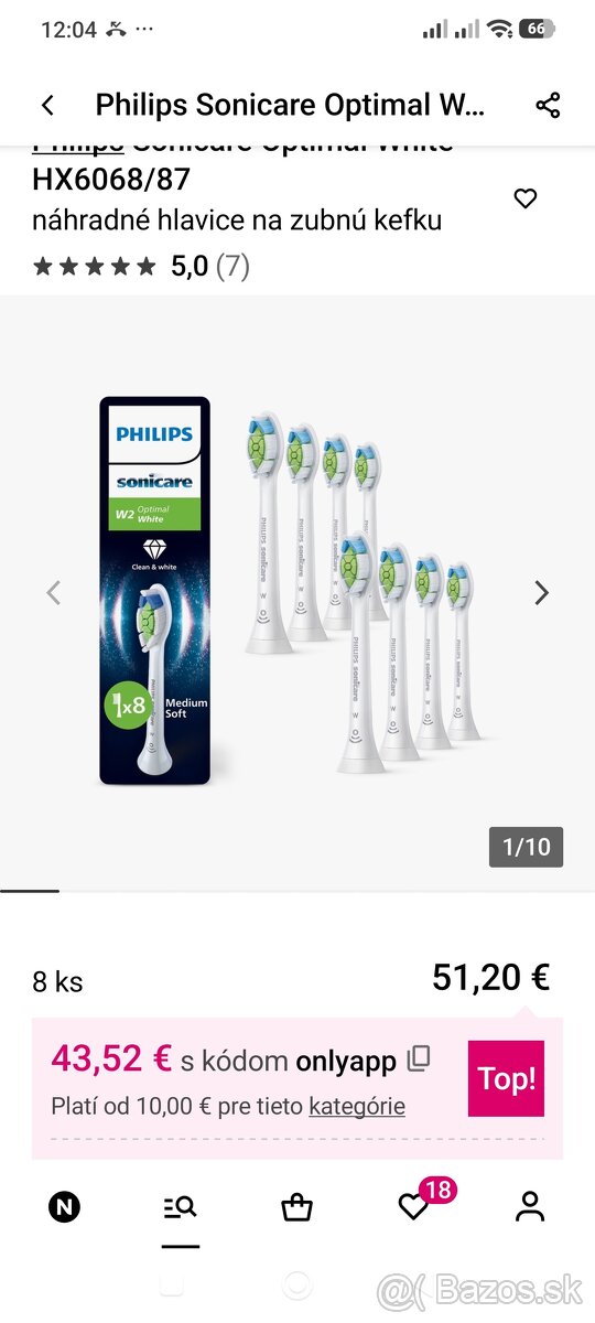 Elektrická zubná kefka Philips sonicare 5100 - 6