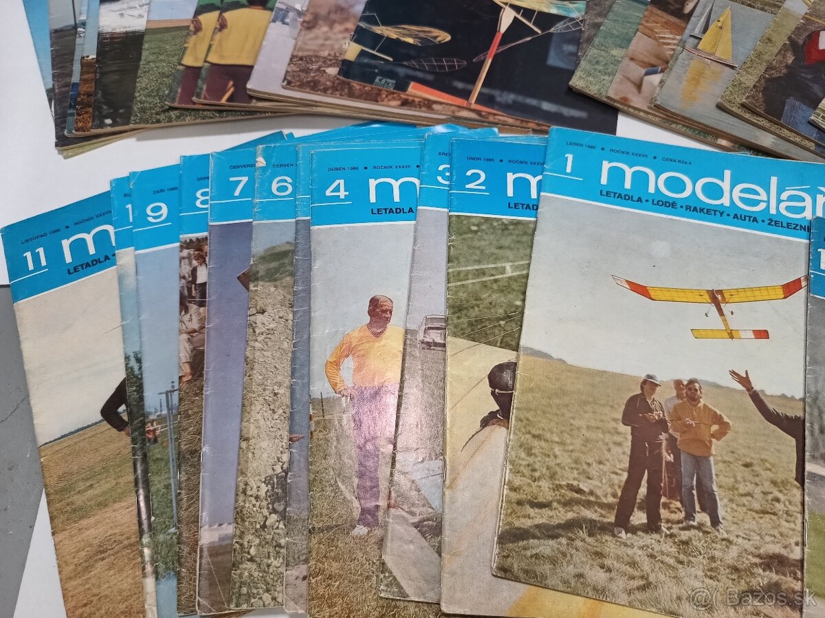 časopis Modelár 1979-1991, 58 čísiel - 6