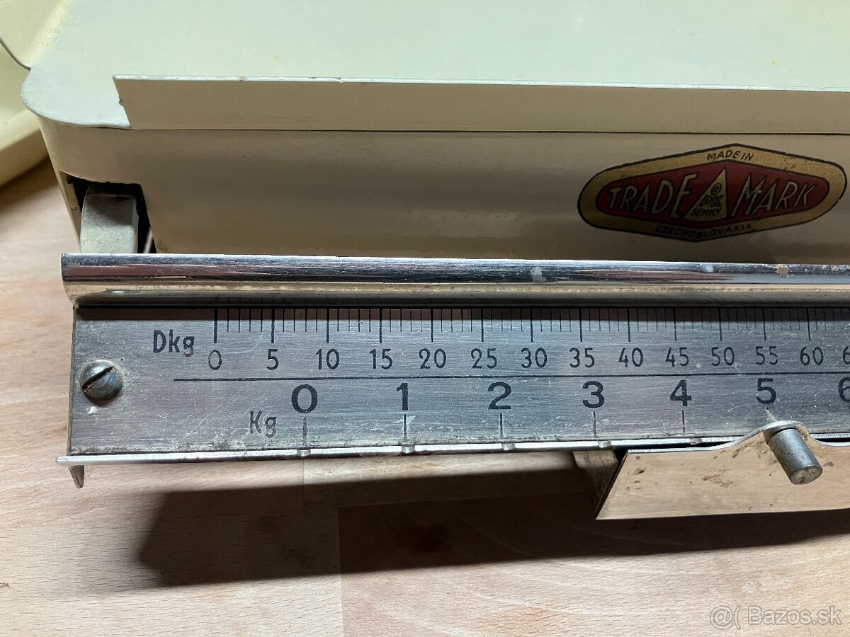 Stará Retro Kuchynská Mechanická Váha - 6