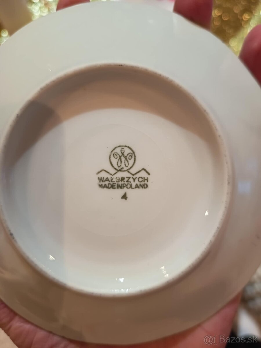 Čajová súprava walbrzych porcelán - 6