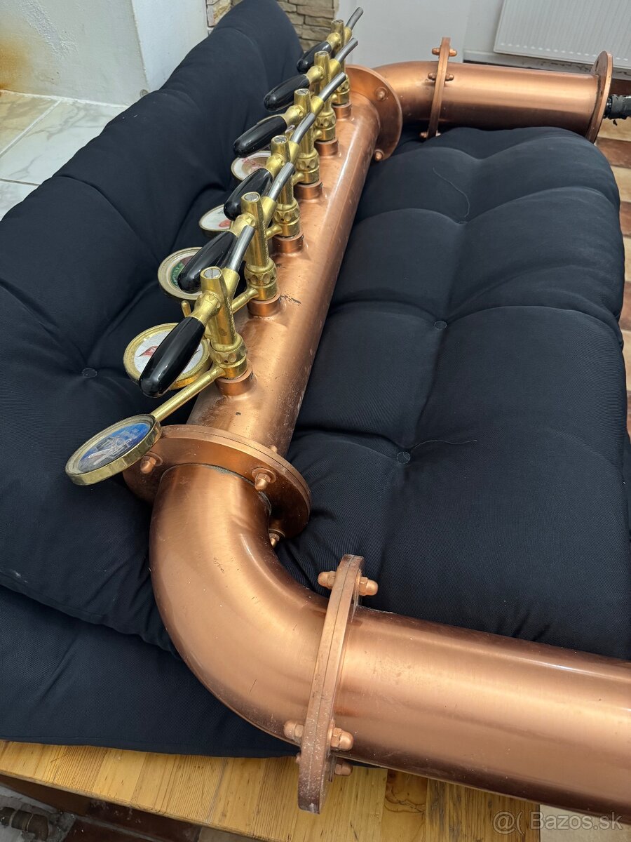 VÝČAPNÝ STOJAN U6 MEDENÝ KOMPLET+CHLADIČ - 6