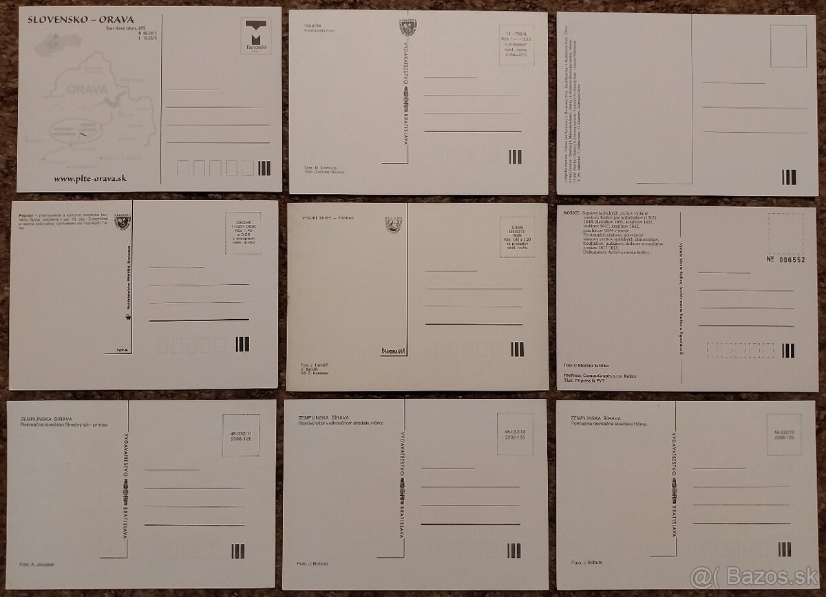 Pohľadnice - SLOVENSKO - 6