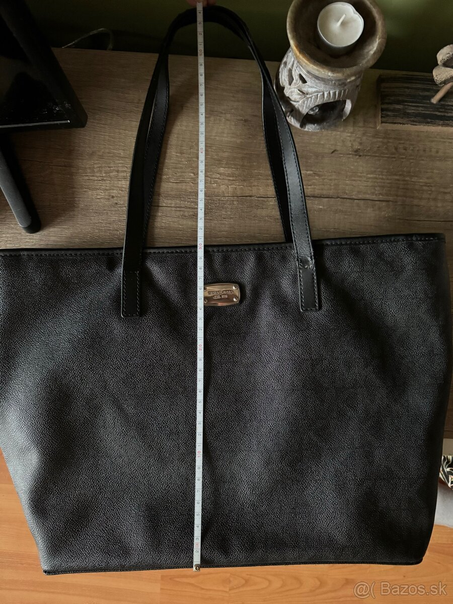 Michael Kors originál veľká čierna kabelka - 6