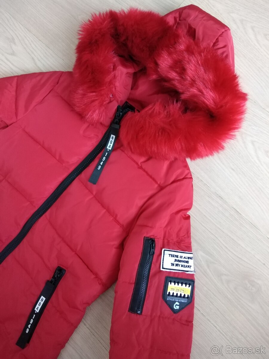 Zimná bunda s kožušinkou - 6