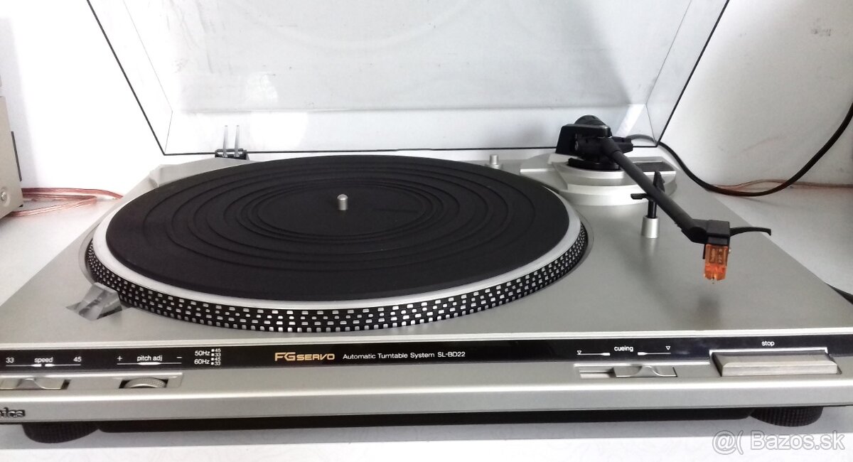 Gramofon TECHNICS SL-BD22, stroboskop, FG SERVO, Japan, AG05 - 6