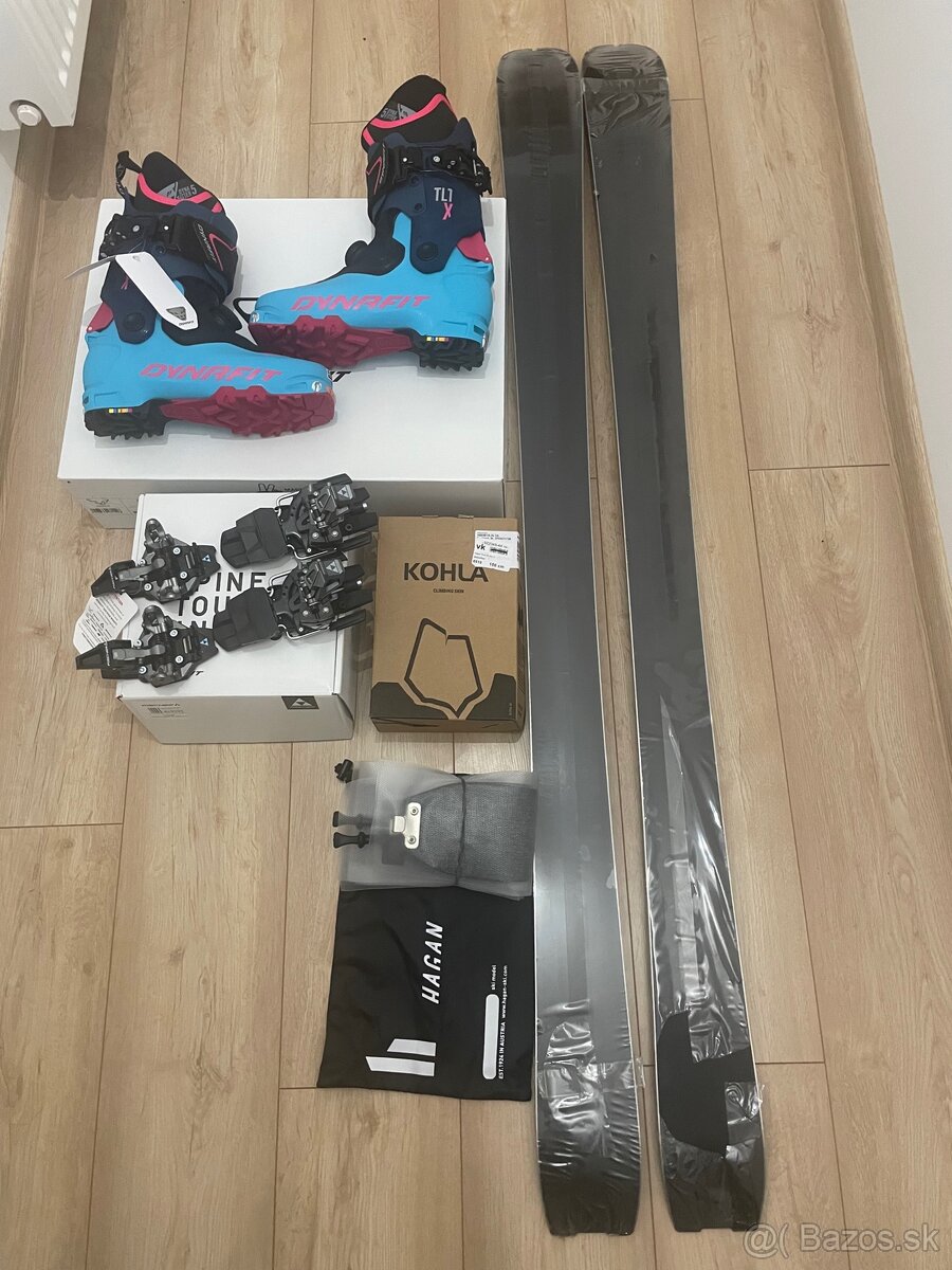 nový skialpový set Hagan + Fischer + Kohla + Dynafit - 6