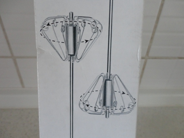 Šľahač ručný - nerezový, nový - 6