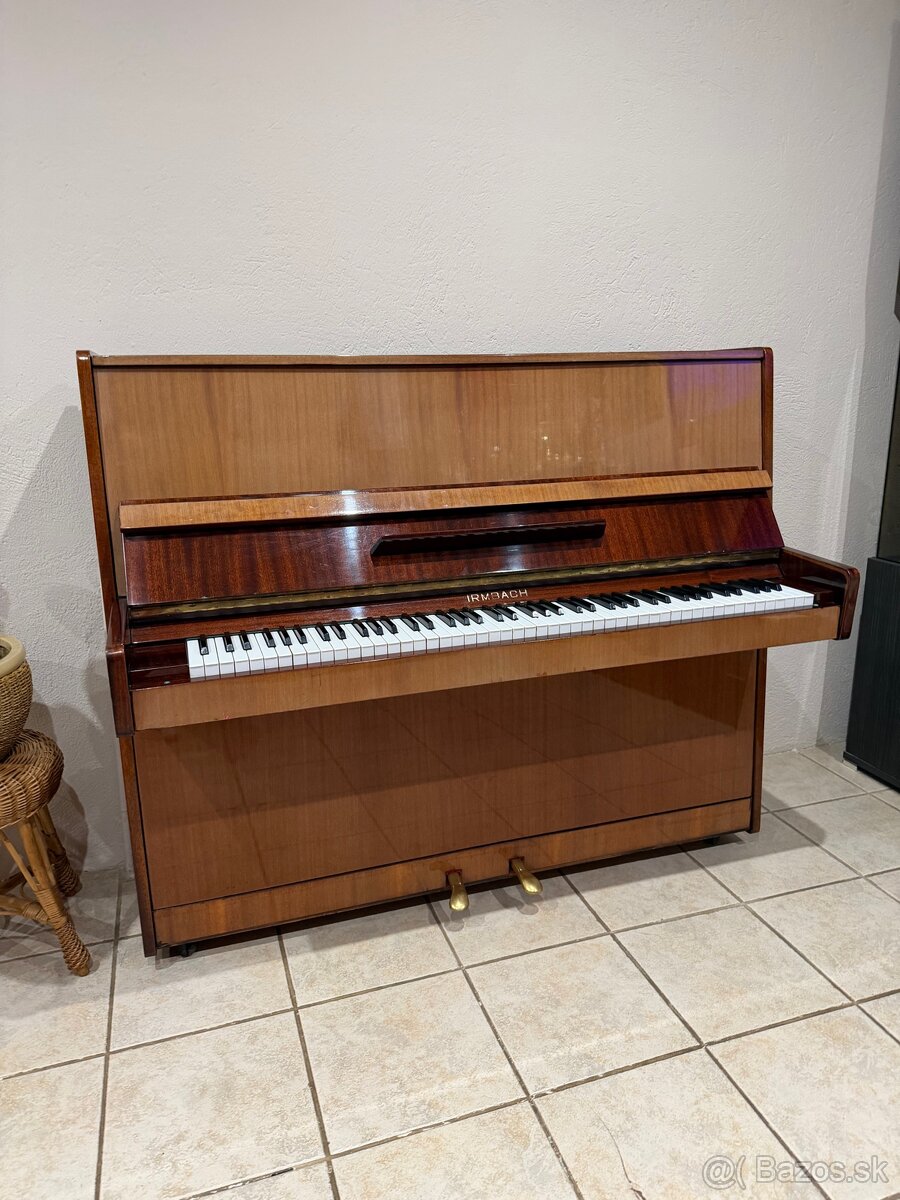 Predám klavír IRMBACH – výborný stav - 6