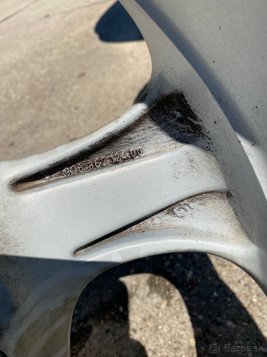 Original disky Porsche 996 7x17 ET55 + 9x17 ET55 - 6