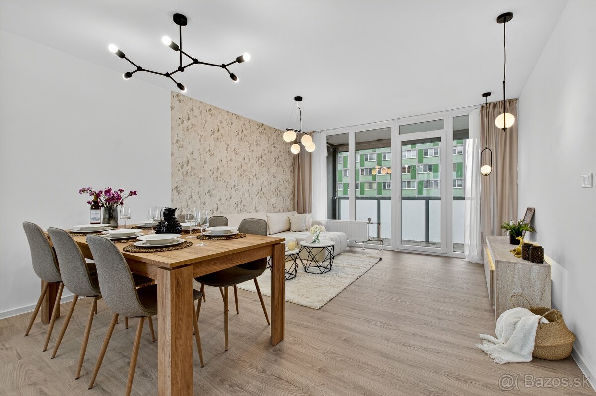 NA PREDAJ ŠTÝLOVÝ 3-IZBOVÝ BYT, KOMPLETNÁ REK., PETRŽALKA - 6