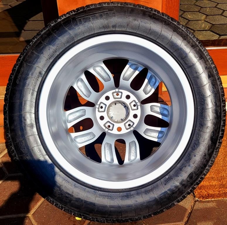 Alu R17 5x120 orig. BMW X3+X4 + zimné 225/60R17 - 6